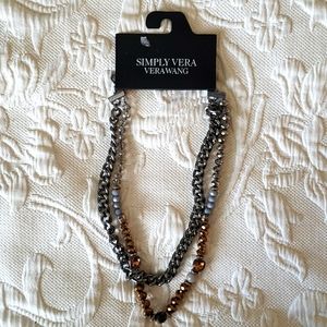 Vera wang layered necklace